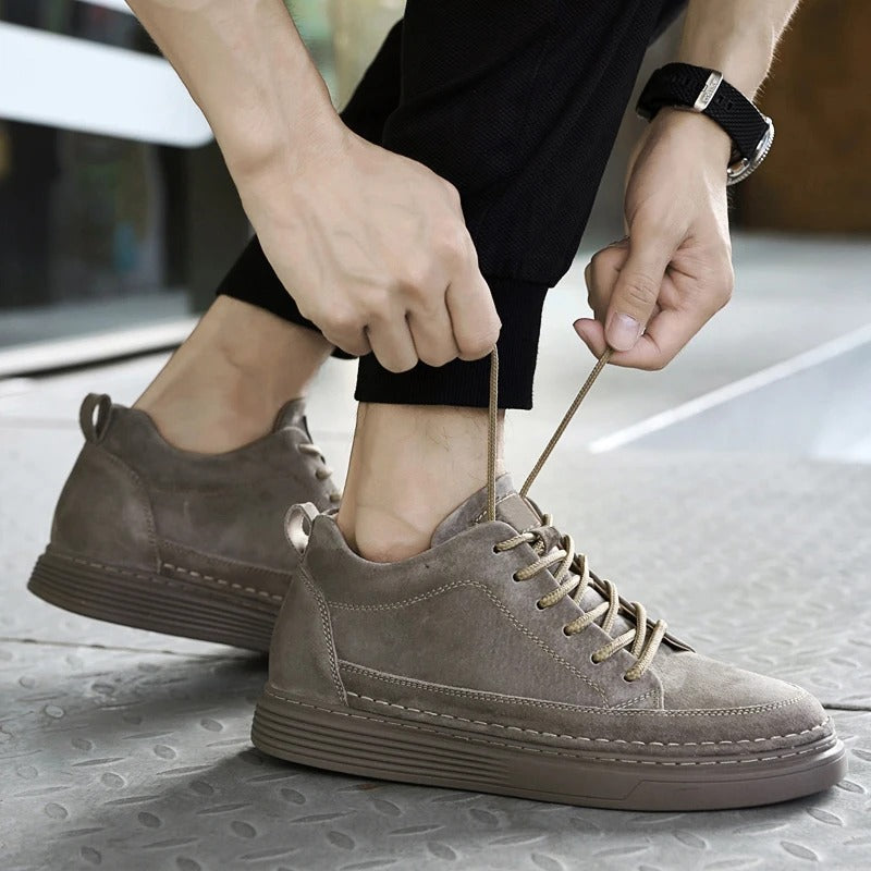 Harrison - Luxe suede Oxford shoe