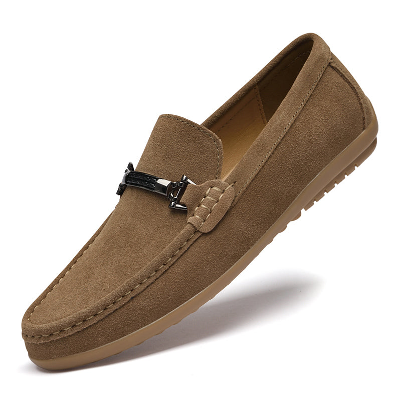 Ellis - Suede loafers