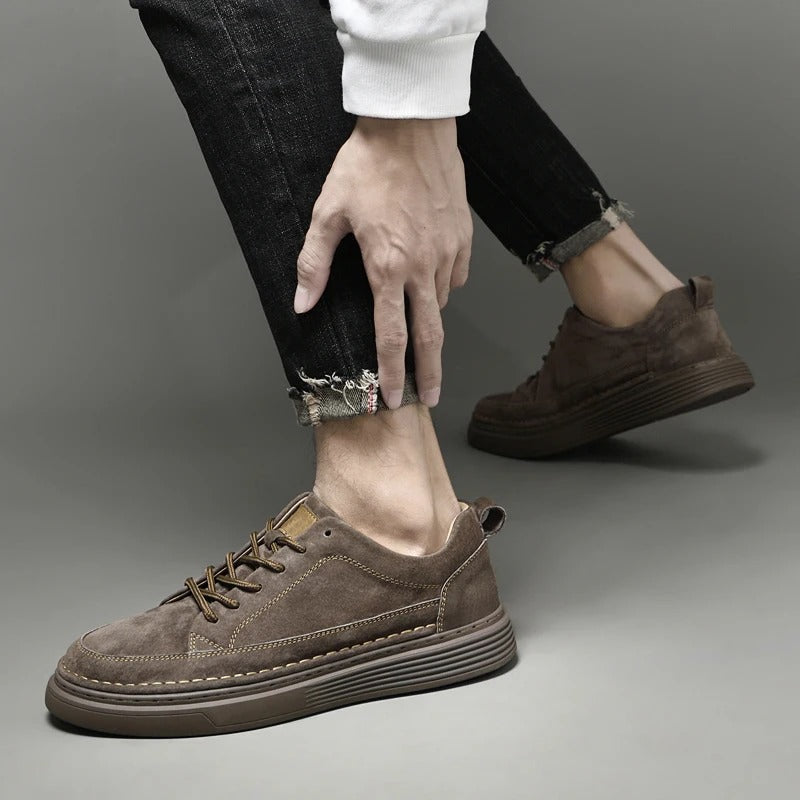 Harrison - Luxe suede Oxford shoe