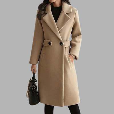 Felicitas | Warmer Mantel mit femininer Taille