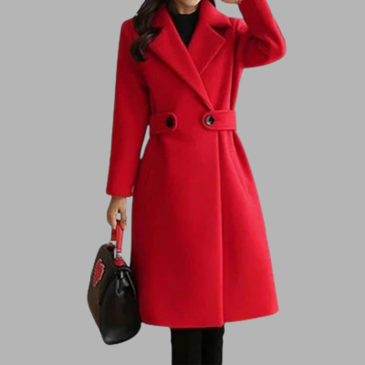 Felicitas | Warmer Mantel mit femininer Taille