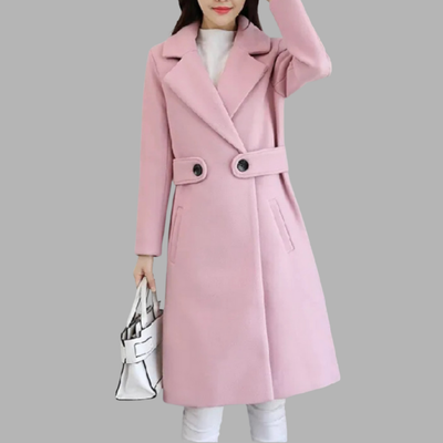 Felicitas | Warmer Mantel mit femininer Taille