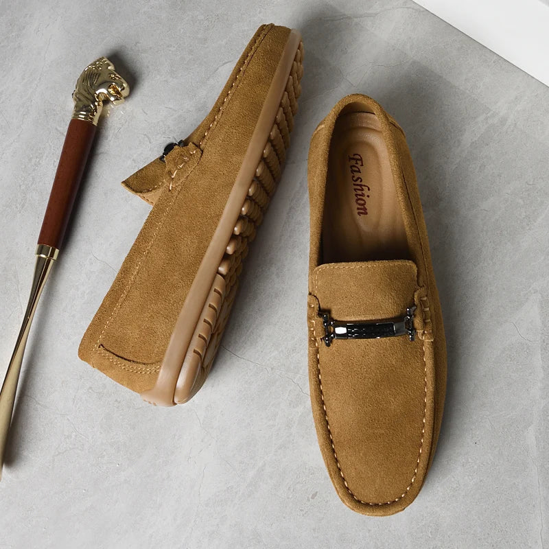 Ellis - Suede loafers