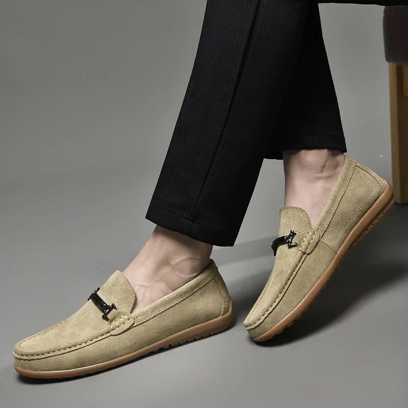 Ellis - Suede loafers