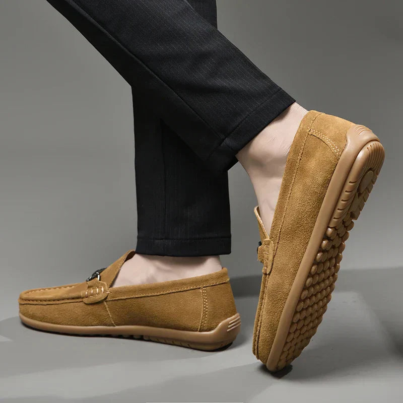Ellis - Suede loafers
