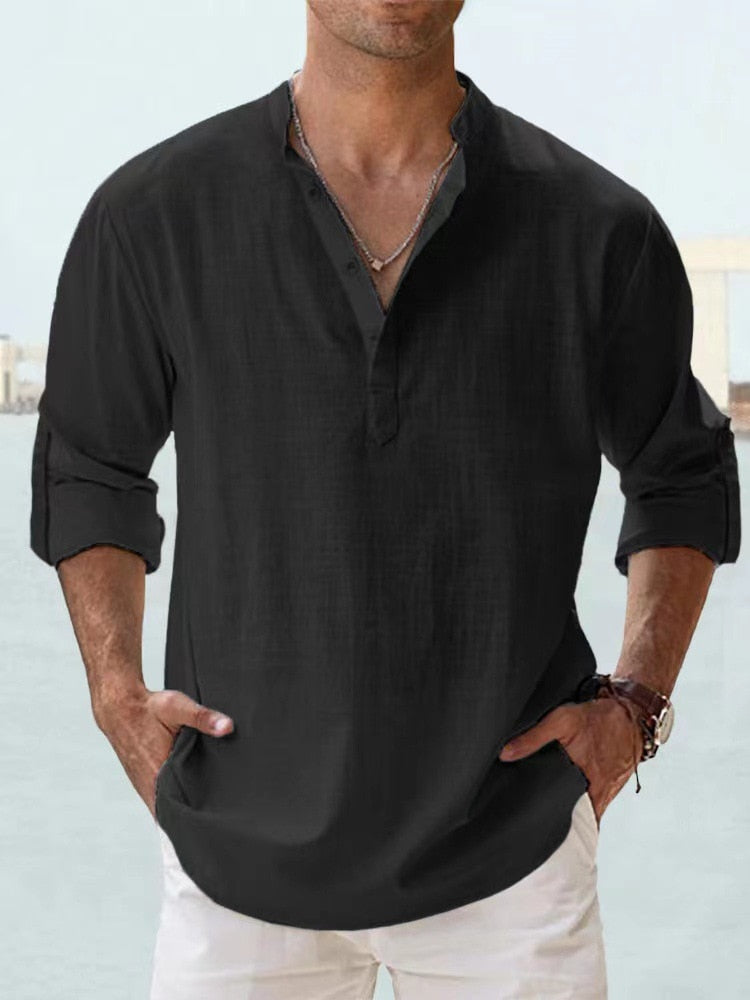 Lenoir - Breathable linen shirt