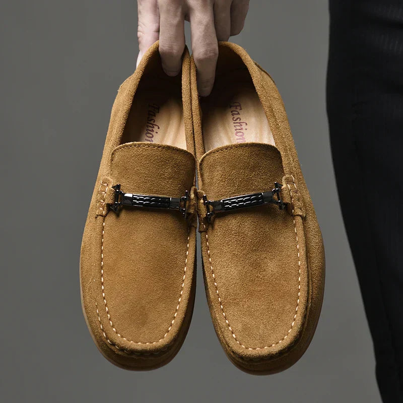 Ellis - Suede loafers