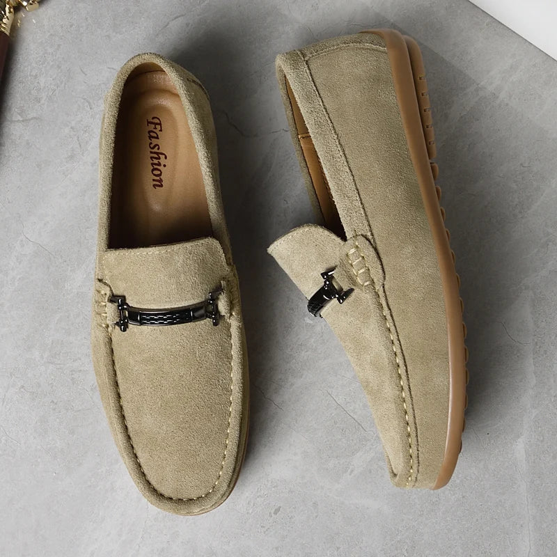 Ellis - Suede loafers