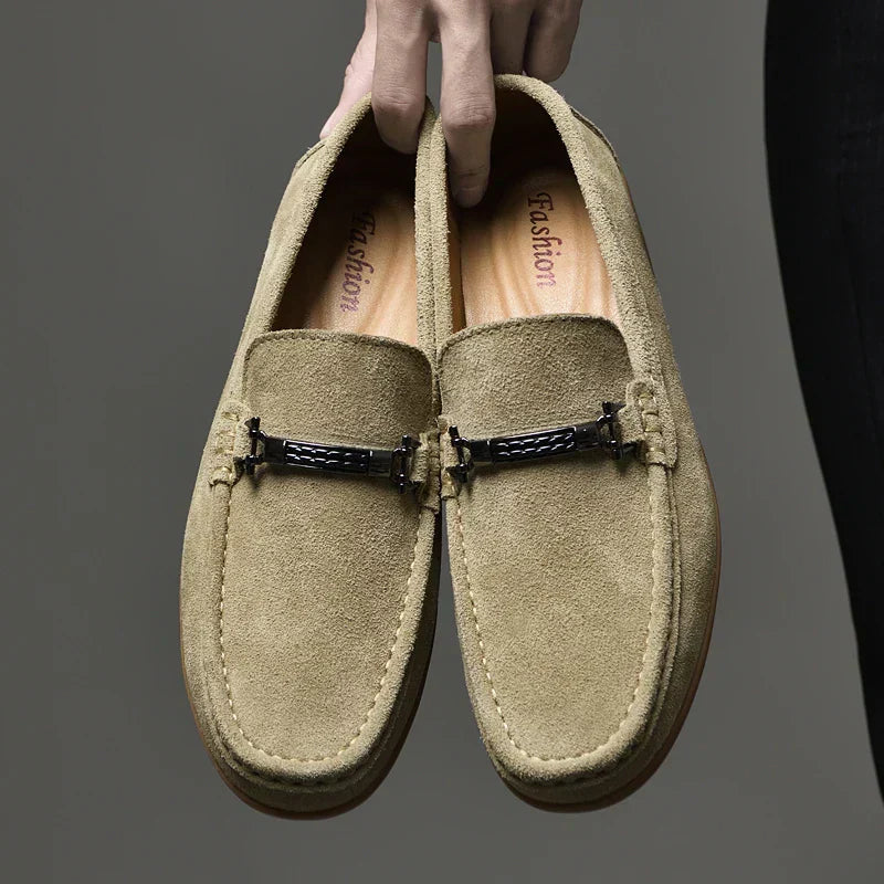 Ellis - Suede loafers