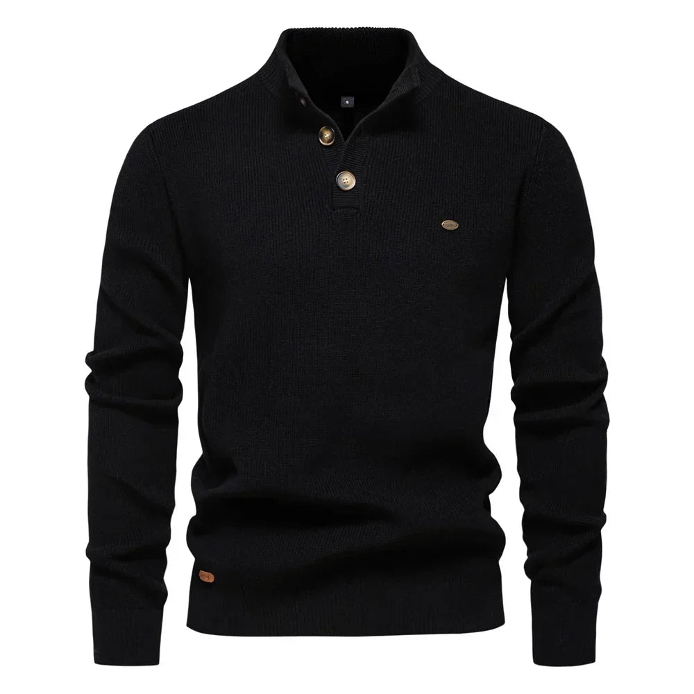 Lilian - Sweater with button design