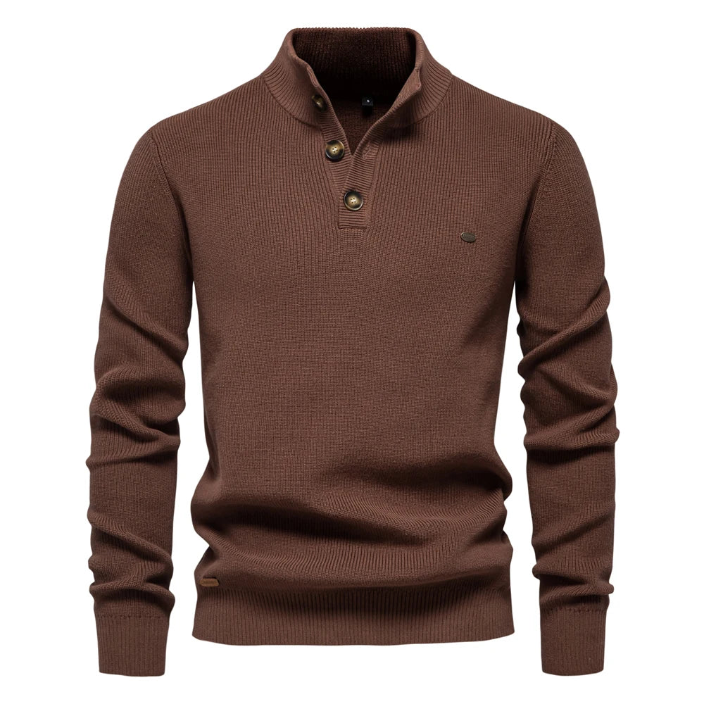 Lilian - Sweater with button design