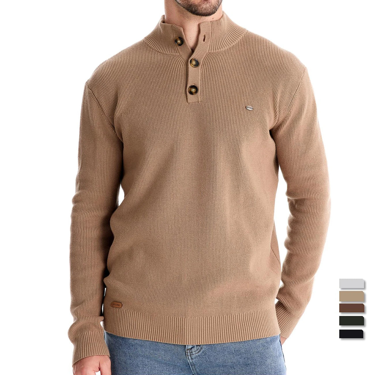 Lilian - Sweater with button design
