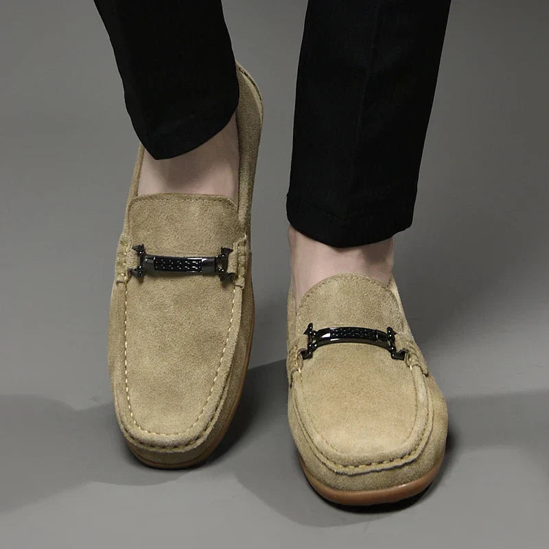 Ellis - Suede loafers