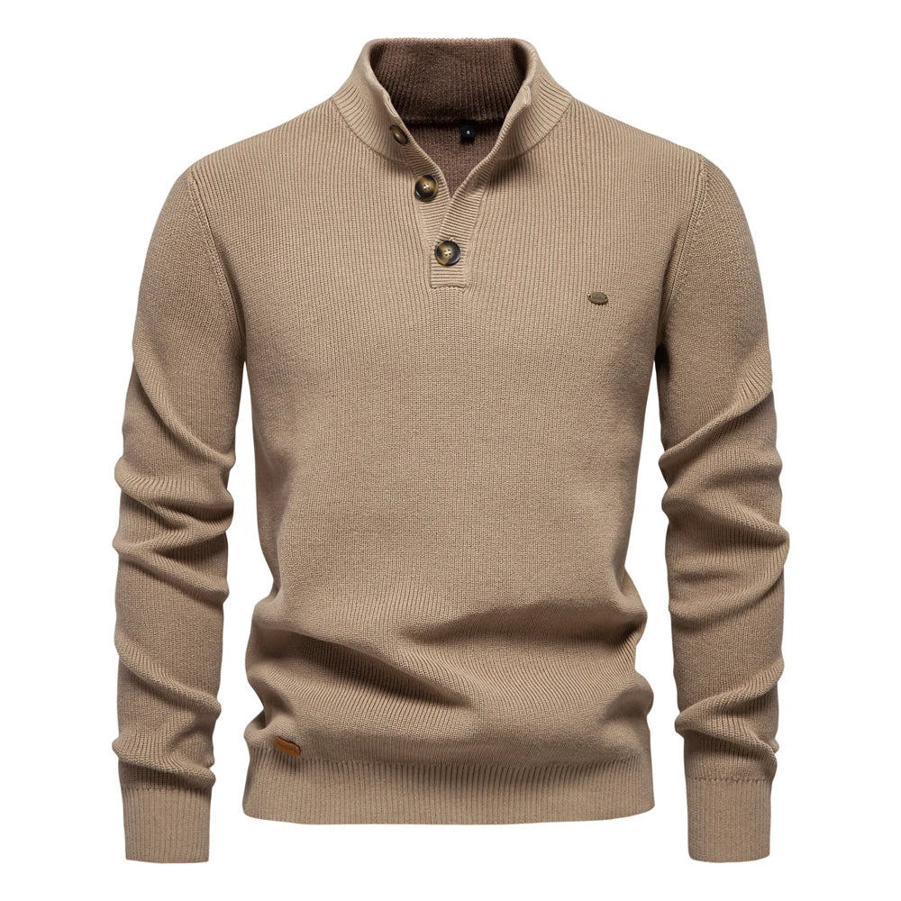 Lilian - Sweater with button design