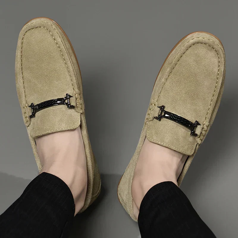 Ellis - Suede loafers