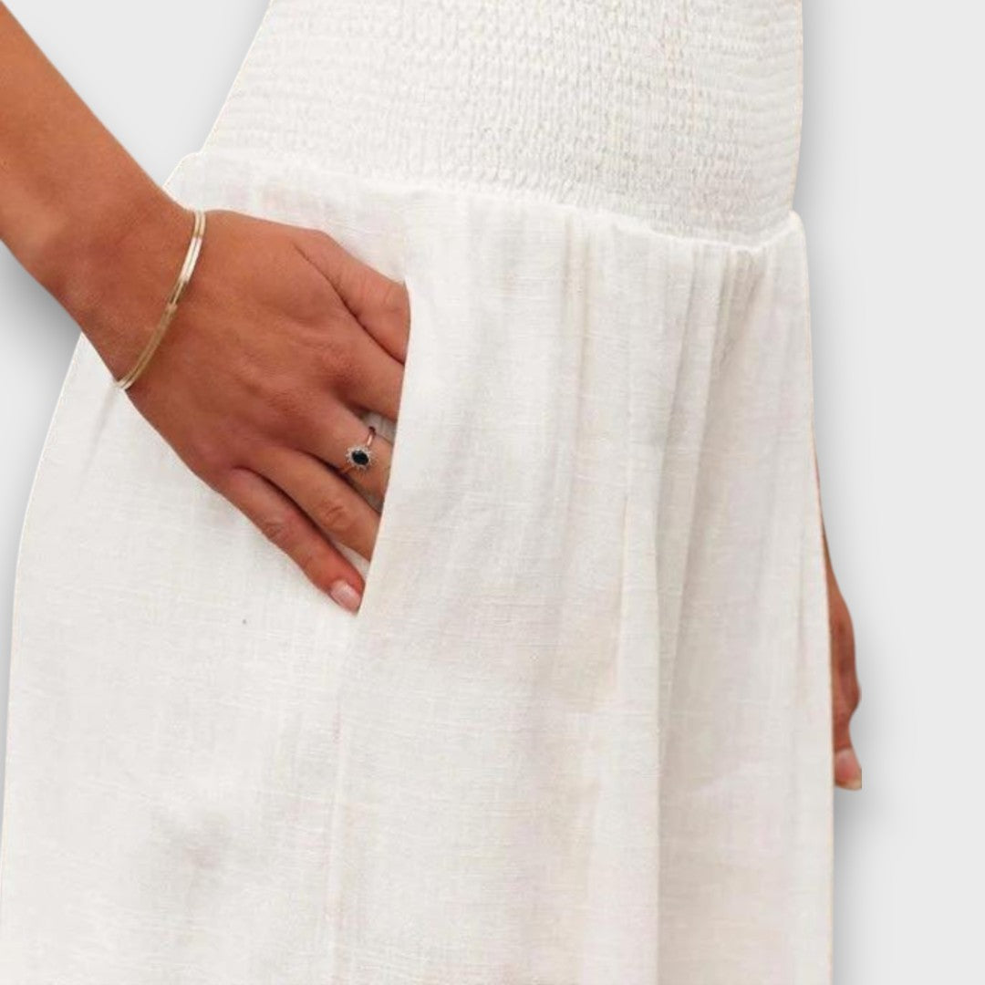 Solaya | Weite Sommerhose mit Smokbund