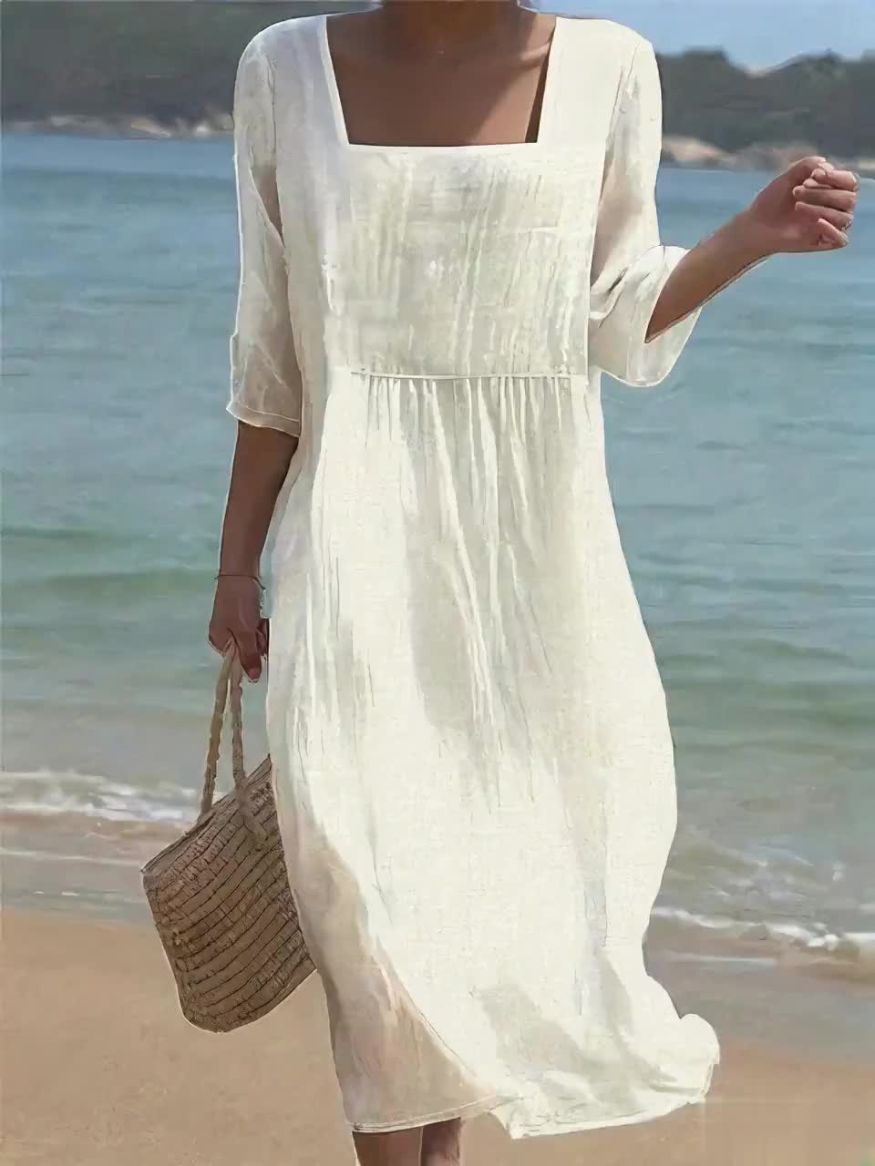 Lunelle - Casual linen dress
